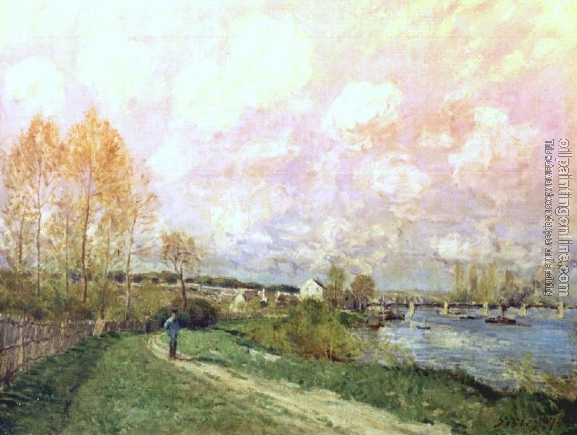 Sisley, Alfred - Summer at Bougival